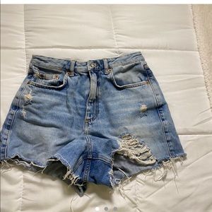 top shop jean short